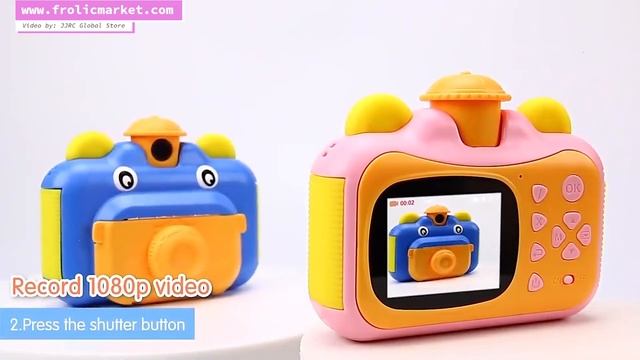Instant Print Camera with Rotatable Selfie Lens смотреть онлайн