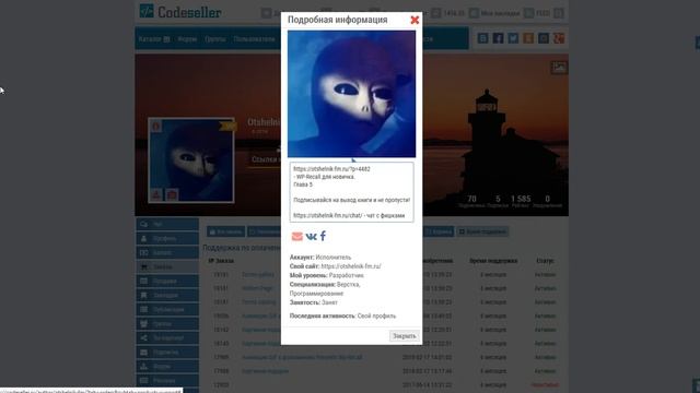 Обзор сервиса CodeSeller.ru: первое знакомство (CodeSeller.ru site overview) смотреть онлайн