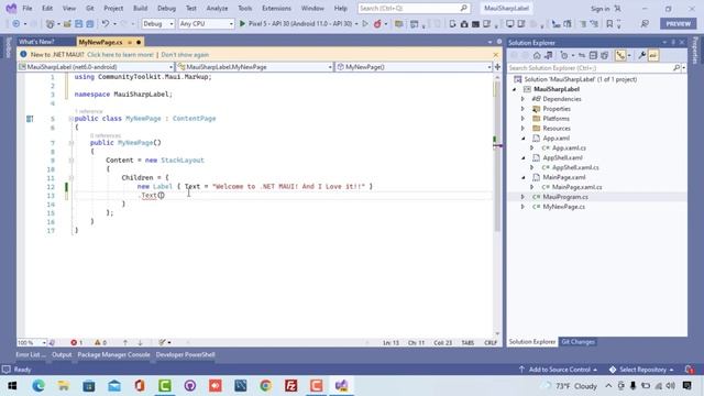 Dotnet MAUI Label Control C# Tutorial 1.1 смотреть онлайн