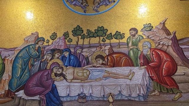 Как закрывают вход на Голгофу на время Богослужения Католической церкви? Елей на Камне Миропомазани смотреть онлайн