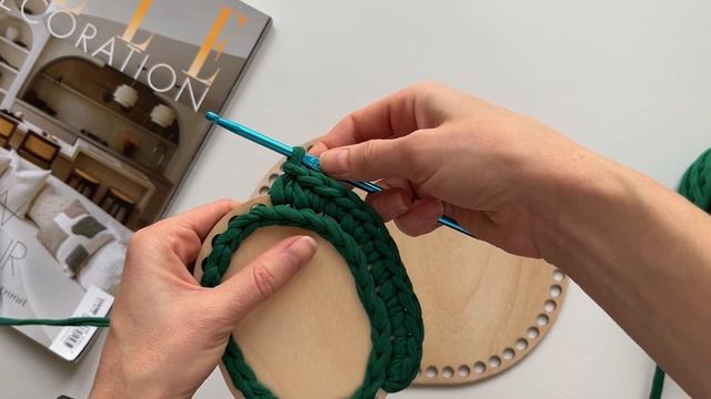 Прибавки на овальном донышке. Обвязка донышка. Овальное донышко смотреть онлайн