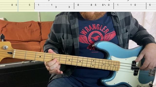 Muse - Feeling Good (Bass Cover with Tabs) смотреть онлайн