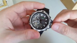 Обзор и настройка CASIO PRO TREK PRW-6000-1E (Review and setting)