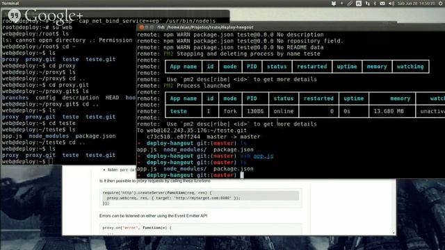 PM2 + Git + Proxy reverso como método de deploy смотреть онлайн