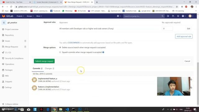 [English] [Git] 07 Merge Request - Push your changes to master! смотреть онлайн