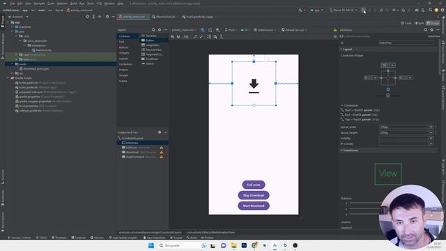Lottie Animation в XML Android Studio + Kotlin смотреть онлайн