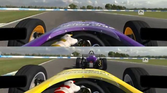 Intense Battle with Benny Simonsen (Skip Barber at Donington National) смотреть онлайн