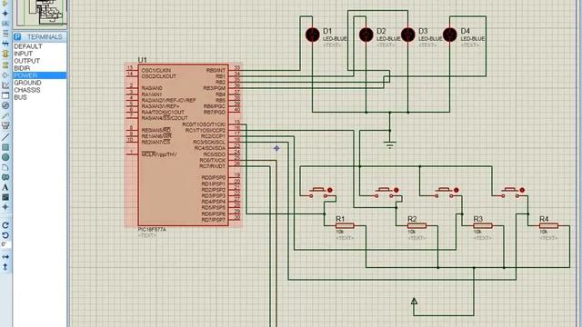 PIC16F877A/PIC18F**** PIC To PIC UART Interface. Proteus Simulation + MikroC Coding + Hardware Demo