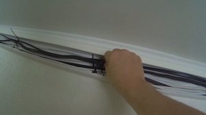 2. Укладка проводов в кабель канал