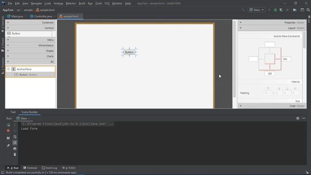 JavaFX Intellij IDEA | Anchor Pane حاوية التمركز смотреть онлайн