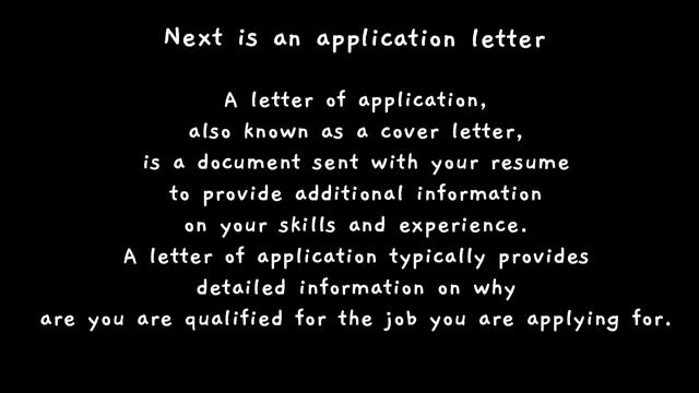 Resume | Application Letter | Sketch Map смотреть онлайн