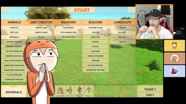 I made unrealistic extreme units in a simulator (Animal Revolt Simulator) смотреть онлайн
