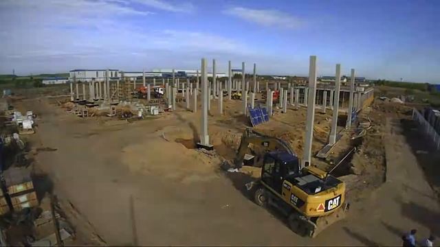 Ускоренная съемка строительства. смотреть онлайн