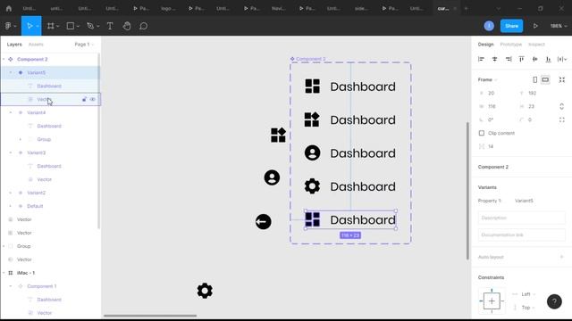 Curved Out Side Navigation Bar In Figma смотреть онлайн