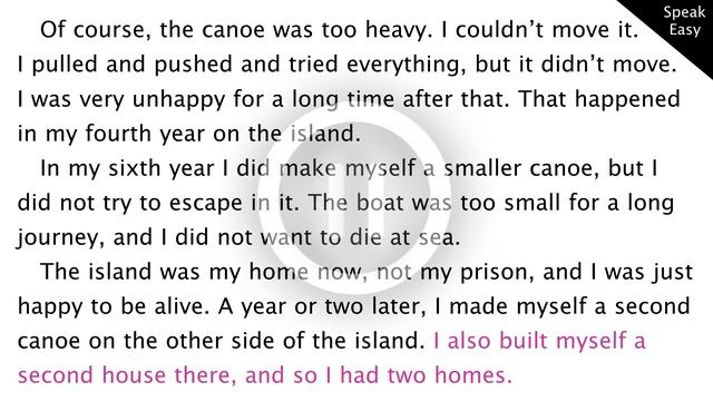 Робинзон Крузо часть 11, elementary, книга на английском, читаем, переводим, слушаем аудиокнигу смотреть онлайн
