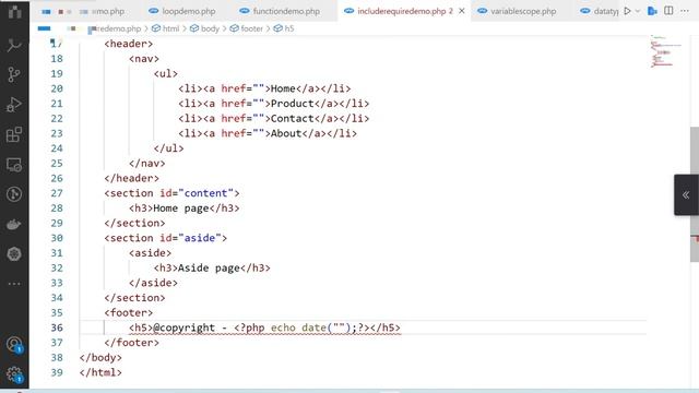 B101-PHP and MySQL Server Include and require in PHP смотреть онлайн