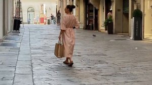 Тёплая осень, как одеваются в Италии, стрит стайл