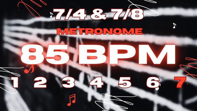 85 BPM - 7/4 & 7/8 Metronome смотреть онлайн