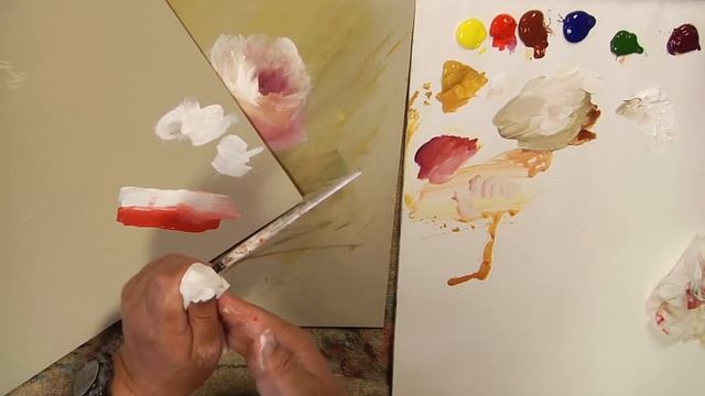 Painting Heritage Acrylic Rose