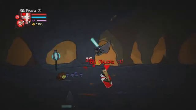 Castle Crashers Remastered: Insane Mode (Solo) Flowery Field to Cyclops's Fortress (No Death) смотреть онлайн