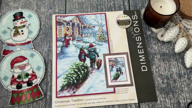 105. Вышивка крестом. Что я вышивала в декабре. Мои вышивальные планы на зиму. смотреть онлайн