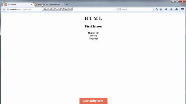 Основы HTML: 1 - Что такое HTML документ? смотреть онлайн