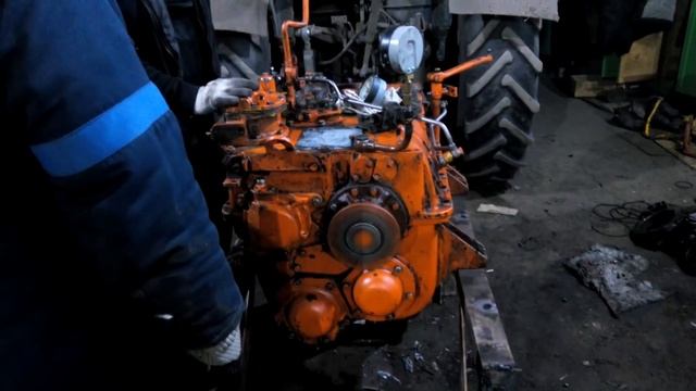 Коробка передач К-700 после ремонта. Пробный запуск смотреть онлайн
