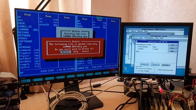 Ретрокомпьютинг. Работа LanMan 2.2 и Network Client 3 с Windows NT3.51 по TCP/IP. смотреть онлайн