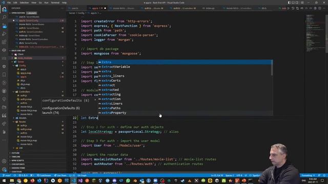 COMP229 - M2022 - Week 9 - Converting our Express Server to an API смотреть онлайн