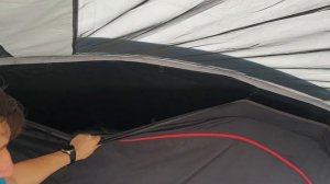 Палатка  QUECHUA ARPENAZ 5.2 FRESH&BLACK Установка, обзор и разбор.