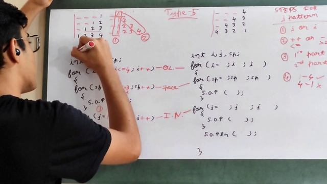 Trick to solve Java triangle loop pattern | space interval pattern | Part-6 | How to solve patterns смотреть онлайн