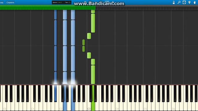 Утро в весеннем саду Synthesia [Tutorial]/Morning in the spring garden Synthesia [Tutorial] смотреть онлайн