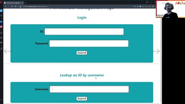 JOLT.ed Session 3 | Web Vulnerabilities смотреть онлайн