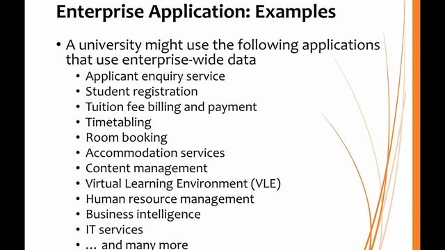 Introduction to Enterprise Applications смотреть онлайн