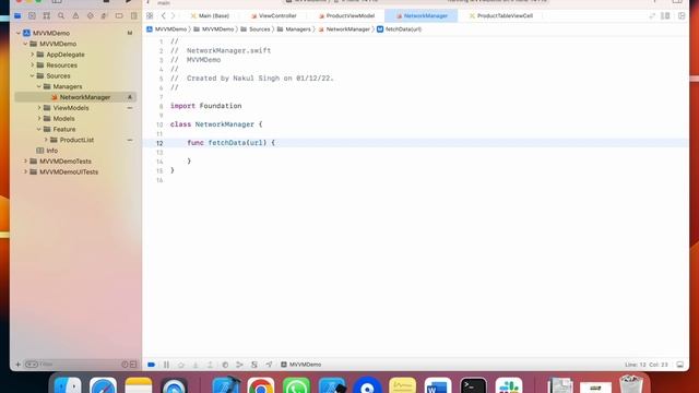 MVVM architecture pattern using API in iOS and Swift | 2023 смотреть онлайн