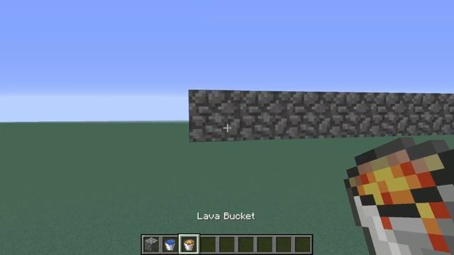 Minecraft: build a castle EASY with lava and water смотреть онлайн