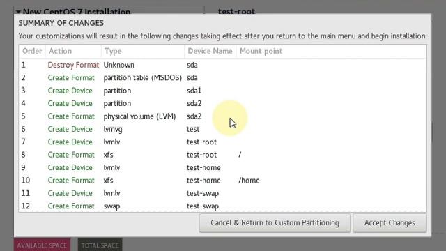 Create custom partitions using LVM during Centos & Redhat 7 installation смотреть онлайн
