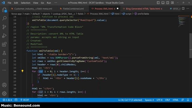 Bing Bot generates JavaScript function to Process Salesforce Field XML смотреть онлайн