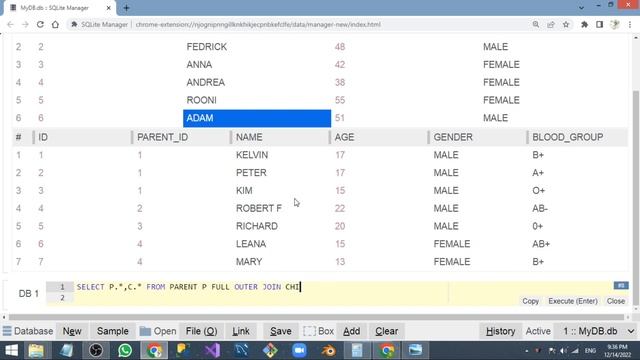 SQLite Tutorial Part 38 - FULL OUTER JOIN QUERY смотреть онлайн