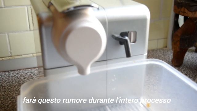 Nespresso Latissima Touch Decalcificare