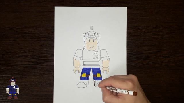 Раскраска Роблокс / Coloring Roblox / Как раскрасить Роблокс смотреть онлайн
