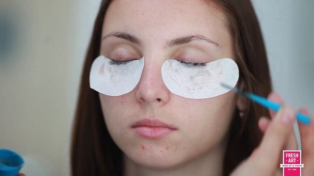 Биозавивка ресниц + коррекция бровей профессионально Урок №38 смотреть онлайн