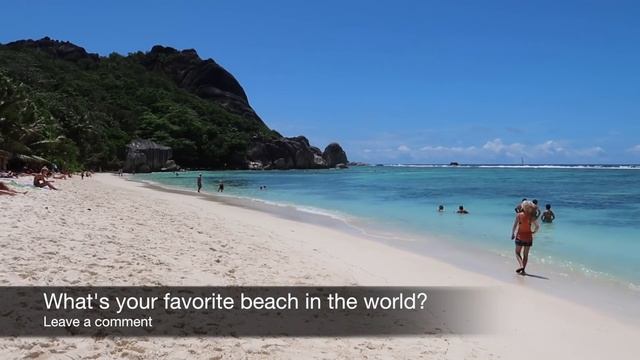 Most beautiful beach in the world: Anse Source D'Argent (Seychelles) смотреть онлайн