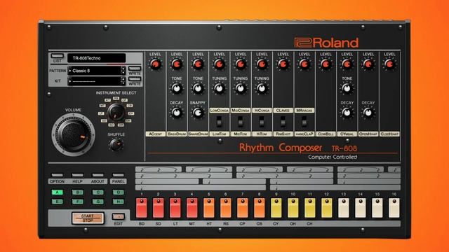 Roland TR-808 Software Rhythm Composer Overview смотреть онлайн