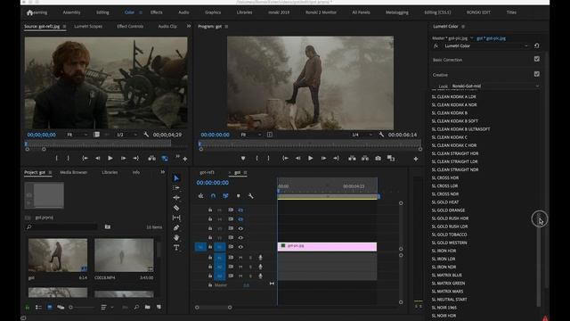 COLOR GRADE like GAME OF THRONES with these FREE LUTs for your CINEMATIC VIDEOS смотреть онлайн