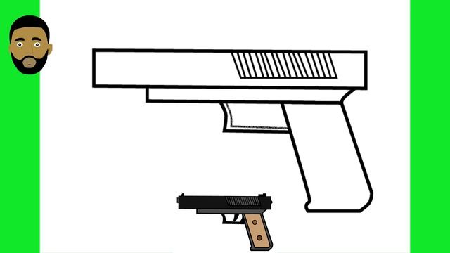 como desenhar ( GUN) pistola do exército (draw piston gun ) смотреть онлайн