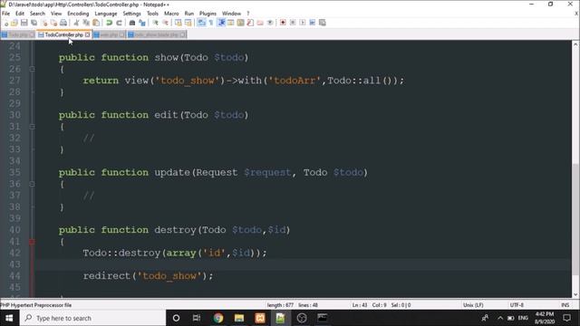 Simple Laravel 7 CRUD (Create, Read, Update, Delete) Operation смотреть онлайн