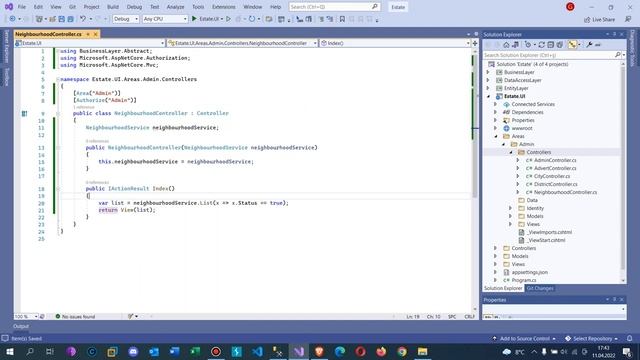 .Net Core 5.0 ile Emlak Sitesi - Mahallelerin Listelenmesi смотреть онлайн