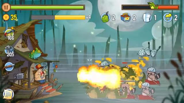 ОГРОМНЫЙ КОМАР БОСС нападает Игровой мультик Swamp Attack Атака на Болоте смотреть онлайн