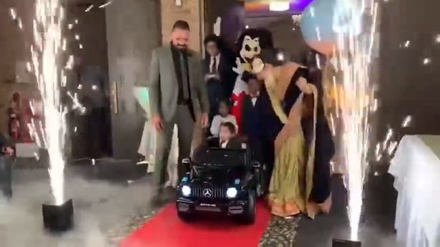 Zorawar’s 1st Birthday Celebrations? | Baby Boy | Grand Entry On Car